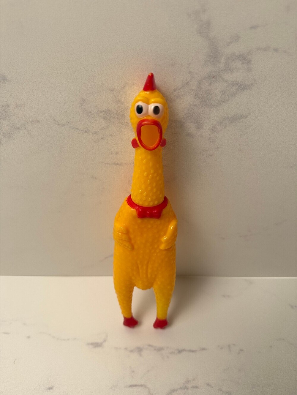Rubber Chicken Dog Toy Yellow Modern Standout Style